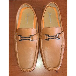 Jousen Malibu Slip-on Shoes Driving Loafers Men's size 11.5 Cognac Horse Bit Moc